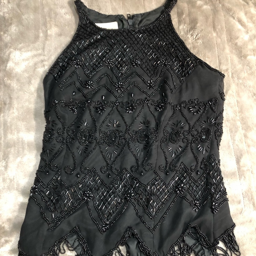 Size S June’s House of Fashion beaded silk top